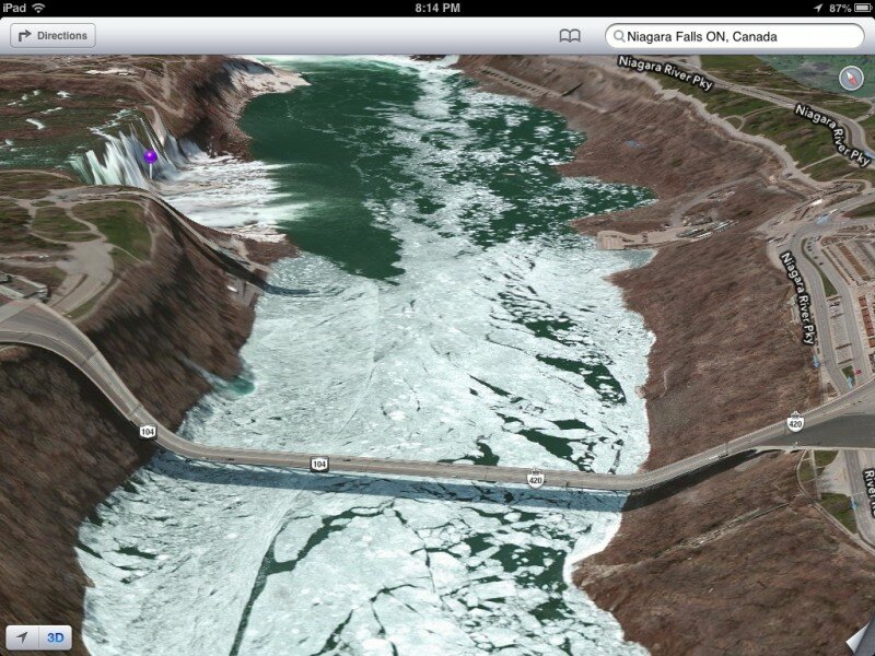 Mapas distorcidos da Apple