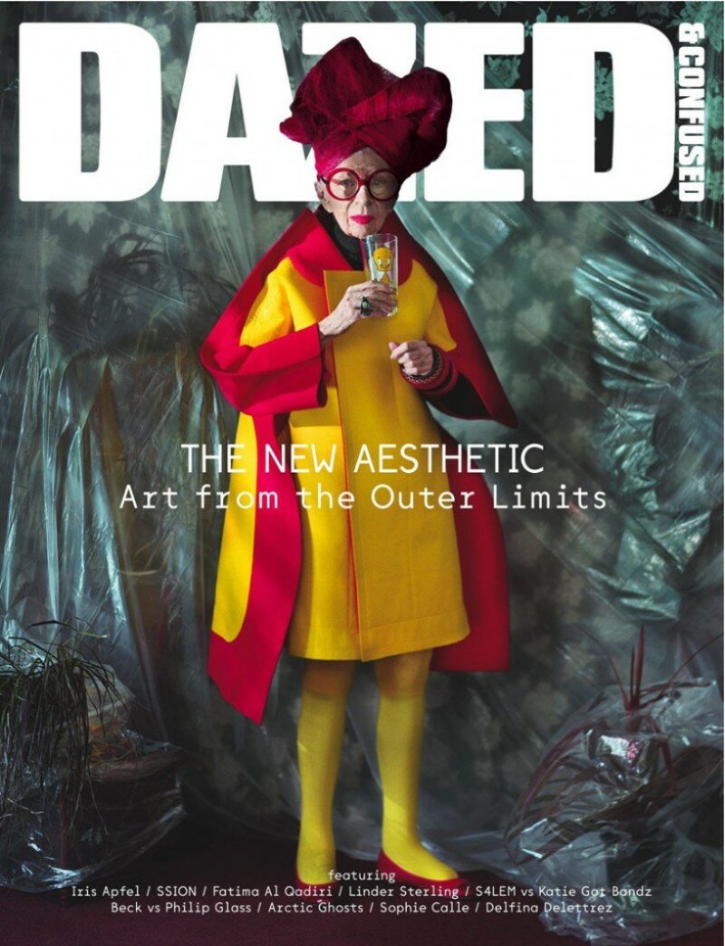 Iris Apfeld: uma octogenária na capa de uma das revistas mais icônicas de cultura contemporânea.